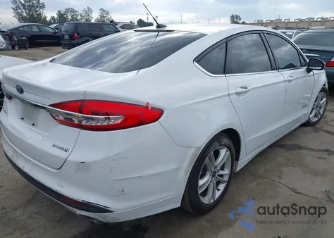 2018 Ford Fusion Hybrid S из США, поврежденный, VIN 3FA6P0UU7JR177087